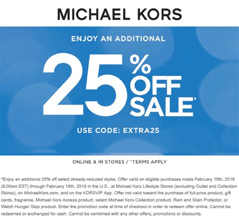 michael kors promo codes 2021|michael kors extra discount code.